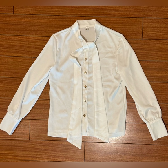 Neck Tie Blouse - Picture 1 of 3